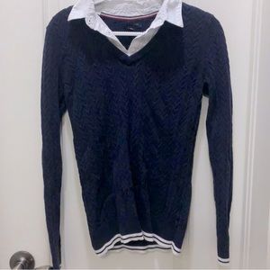 tommy hilfiger two in one sweater